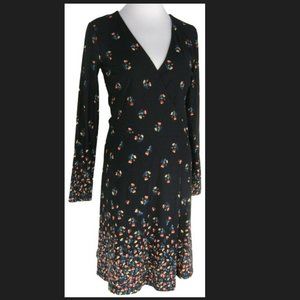 Ann Taylor Loft Multicolored Floral Wrap Dress Petities Sz S NWT